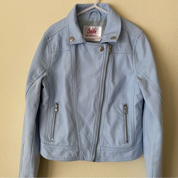 Justice Faux Leather Jacket - Picture 2 of 11